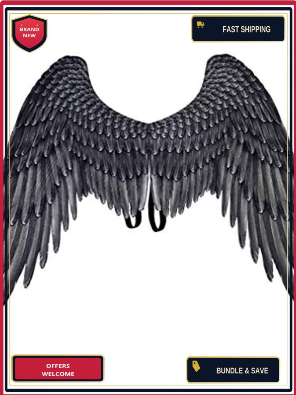 Angel Wings Costume Halloween Cosplay Accessories Non-Woven Fabric